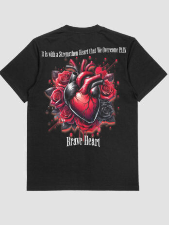 “Black” Brave Heart T-shirt